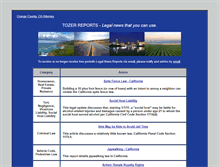 Tablet Screenshot of legal-news-california.tozerlaw.com